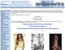 Tablet Screenshot of decorativesilk.com